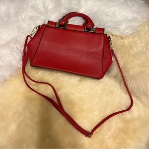 Red hot handbag London Fog